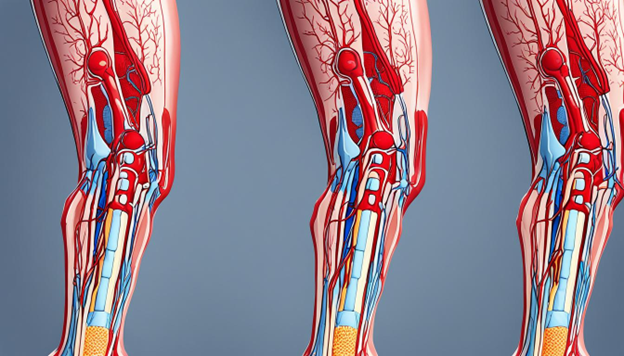 The management of Peripheral Arterial Disease (PAD) mainly uses surgeries like angioplasty and bypass operations. These help get rid of blockages or create new paths for blood flow. 